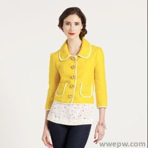 Kate Spade Valerie Jacket in Daffodil Yellow Size 0